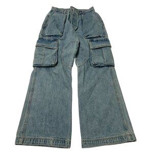 NAHMIAS Cargo Jeans in Blue